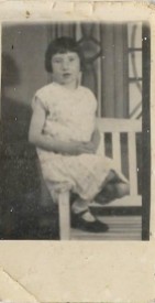 Margaret, my grandmother, aged about 9, c.1933